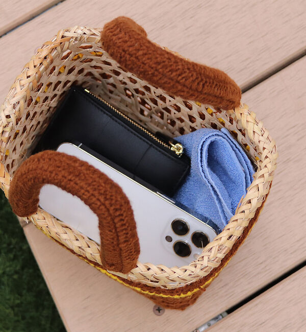 Rouge vif「【THAILAND MADE / タイランド メイド】かごバッグ / パームツリ」|かごバッグ|