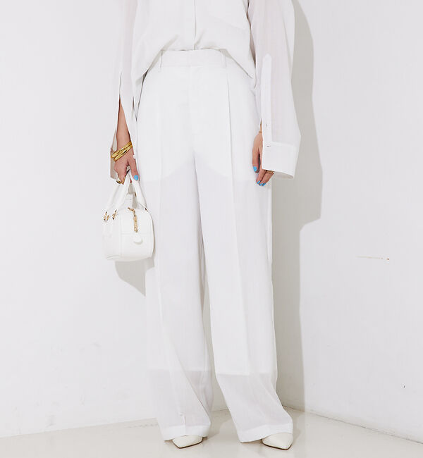 Rouge vif「【セットアップ対応】エアリーボイルパンツ」|その他|