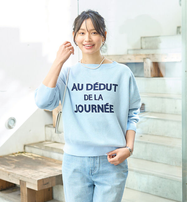 Rouge vif「【一部店舗限定】【追加4】ジャガードロゴニット」|ニット・セーター|