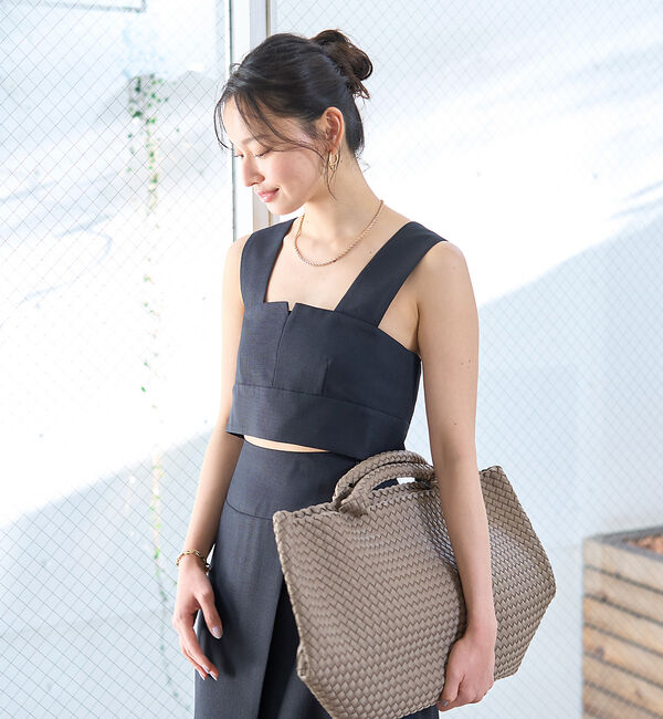 Rouge vif「【セットアップ対応】ビスチェリボンブラウス」|シャツ・ブラウス|