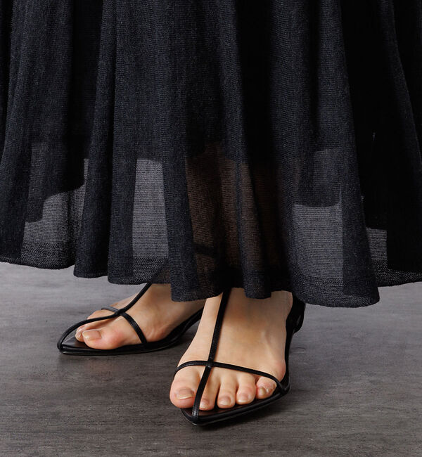 Rouge vif「【BRENTELLA/ブレンテッラ】Tストラップサンダル JANE」|サンダル|