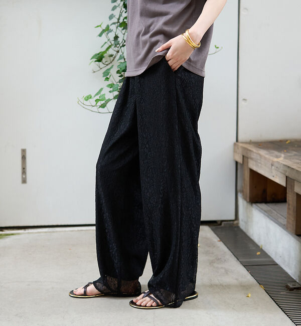 Rouge vif「レースストレートパンツ」|その他|