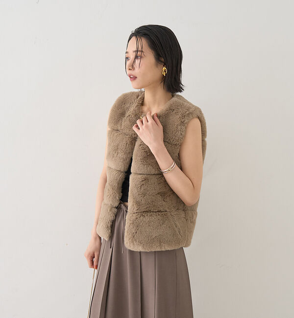 Rouge vif「エコファージレ」|ダウンベスト・ベスト|