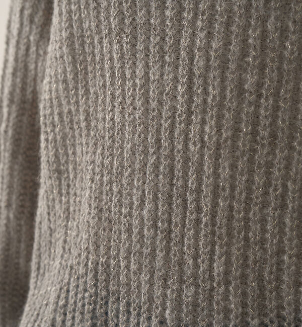 Rouge vif「モヘア混オフショルラメニットプルオーバー」|ニット・セーター|