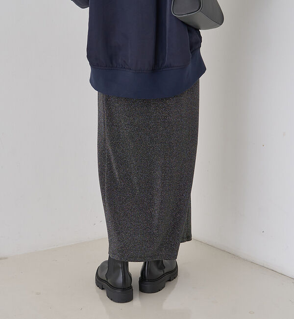 Rouge vif「ラメグリッタージャージナロースカート」|スカート|