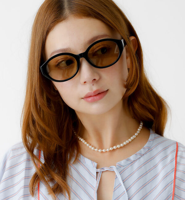 Rouge vif「【jugaad14/ジュガードフォーティーン】BAY CLEAR/サングラス/偏」|メガネ|ブラック