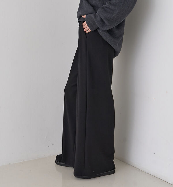 Rouge vif「【人気追加】ストレッチダンボールタックワイドパンツ」|その他|