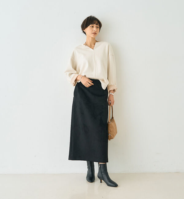 Rouge vif「圧縮ニットプルオーバーブラウス」|ニット・セーター|