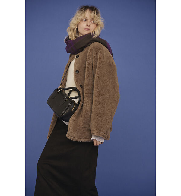 Rouge vif「【AULENTTI/オウレンティ】スクエアハンドショルダーバッグ」|ショルダー・メッセンジャー|