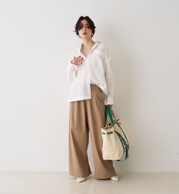 Rouge vif「バックラウンドデザインシャツ」|シャツ・ブラウス|