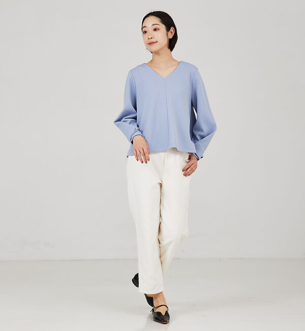 qualite「タックスリーブプルオーバー」|Tシャツ・カットソー|