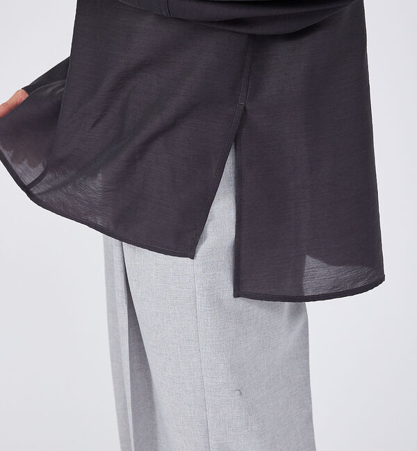 qualite「エアリータックスリーブブラウス」|シャツ・ブラウス|