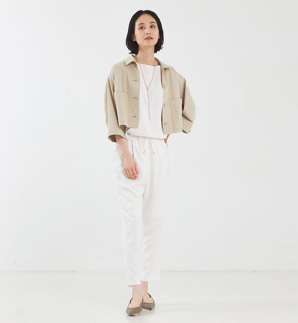 qualite「【セットアップ対応】2WAYストレッチシャツブルゾン」|ブルゾン・スタジャン|