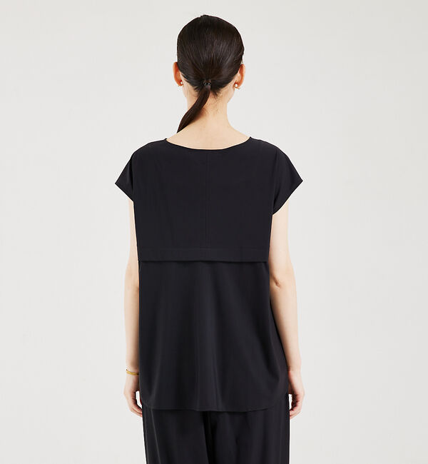 qualite「クールトリコットブラウス」|シャツ・ブラウス|