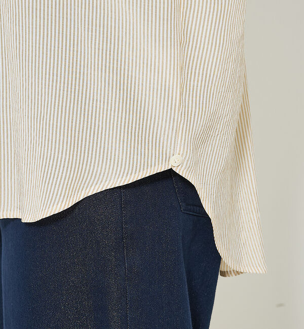 qualite「カシュクールレギュラーシャツ」|シャツ・ブラウス|