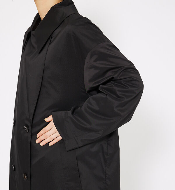 qualite「ライトタフタコート」|トレンチコート|