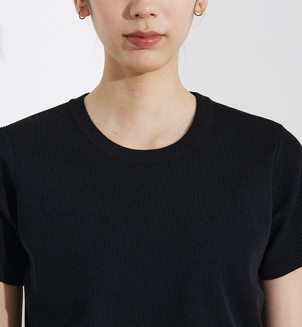 qualite「ウォッシャブルニットT」|Tシャツ・カットソー|