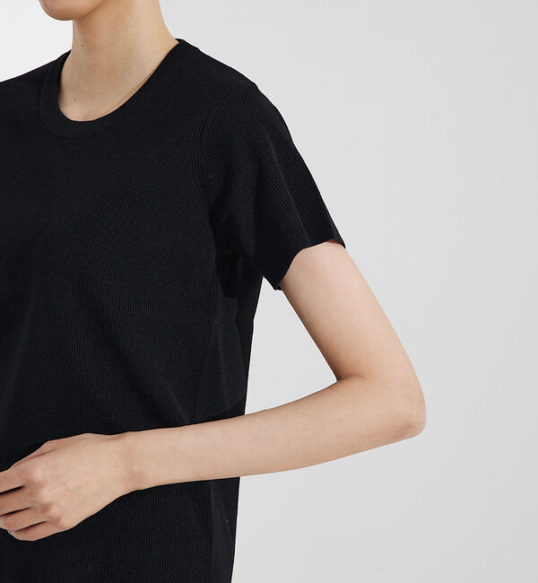 qualite「ウォッシャブルニットT」|Tシャツ・カットソー|