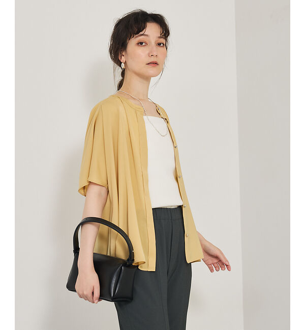 qualite「フレアーパネルブラウス」|シャツ・ブラウス|