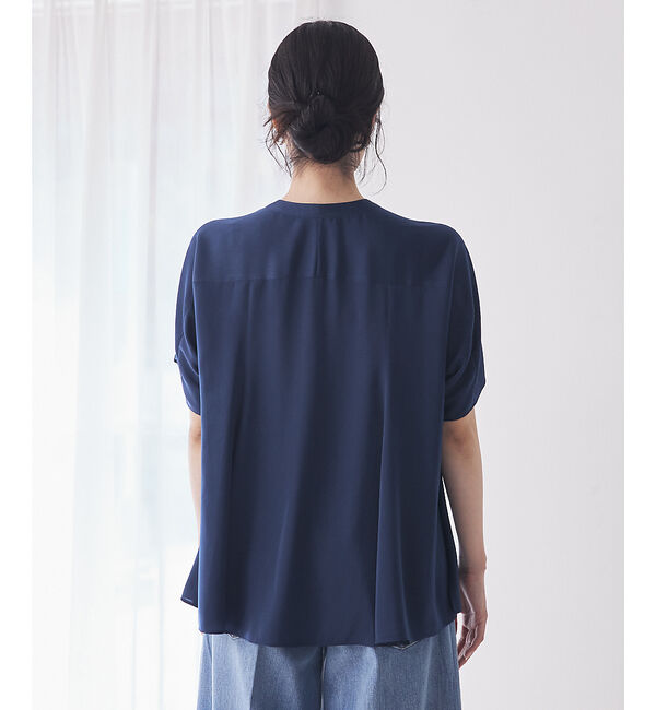 qualite「フレアーパネルブラウス」|シャツ・ブラウス|