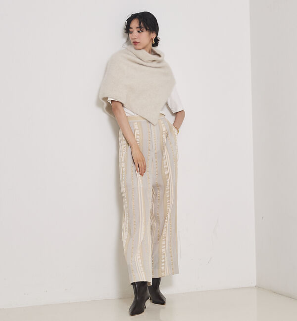 qualite「【セットアップ対応】キュプラストライプパンツ」|その他|