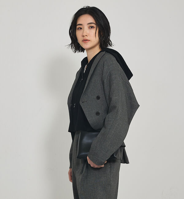 qualite「フーディーニットブルゾン」|ブルゾン・スタジャン|