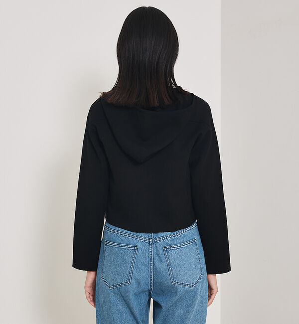 qualite「フーディーニットブルゾン」|ブルゾン・スタジャン|