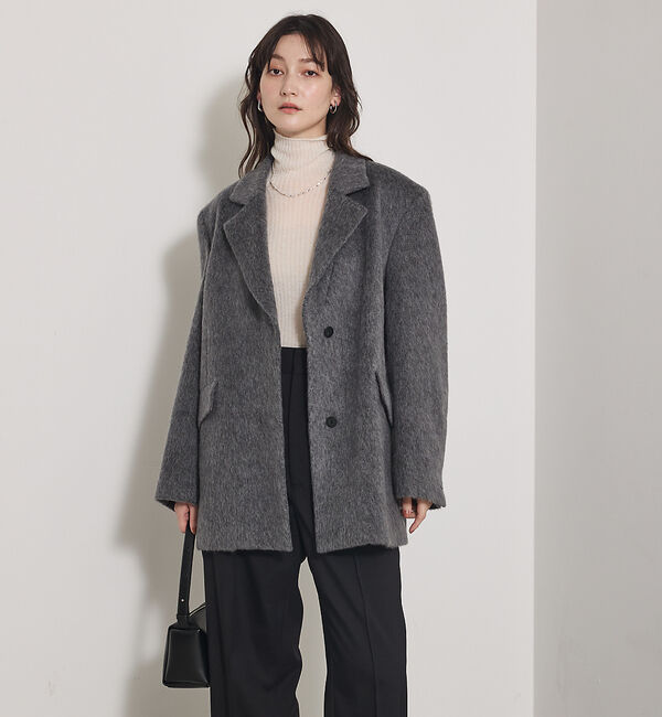 qualite「【CLASSY・BAILA掲載】シャギージャコット」|その他|