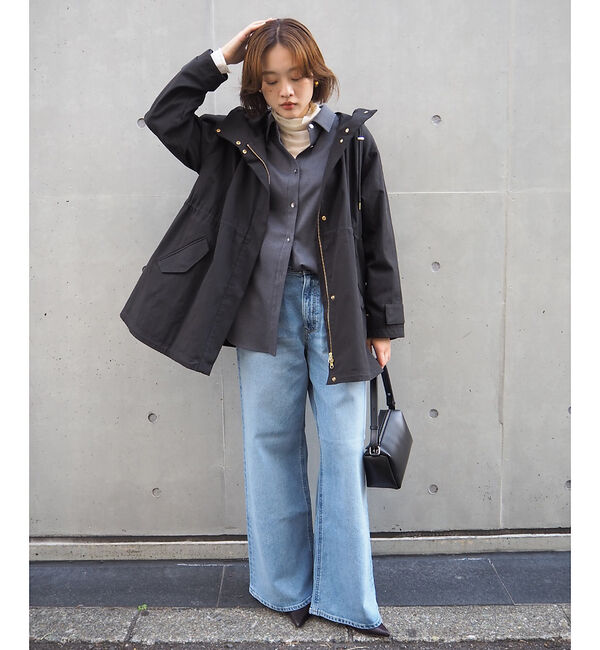 qualite「【春の定番アイテム！】ダブルドロストマウンテンパーカ」|パーカー|