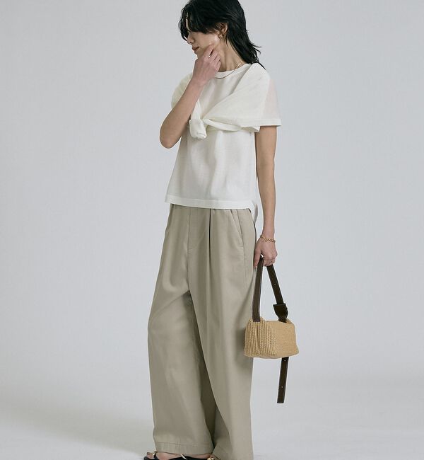 qualite「【接触冷感＆セットアップ対応】ライトデニムパンツ」|その他|