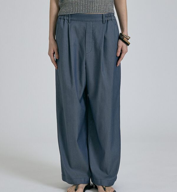 qualite「【接触冷感＆セットアップ対応】ライトデニムパンツ」|その他|