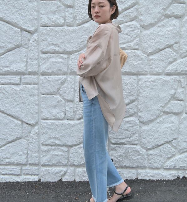 qualite「【healthy denim】Nachos フレアデニムパンツ」|デニム|