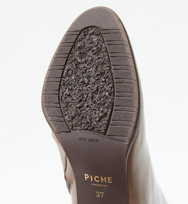 AU BANNISTER「【最高ブーツ/ 5.5cmヒール】スクエアトゥブーツ」|ショートブーツ|