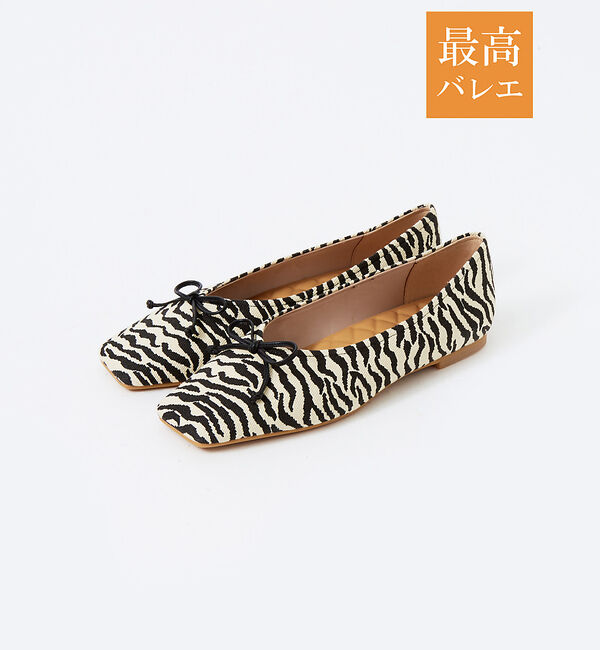 AU BANNISTER「【最高バレエ】スクエアトゥ バレエシューズ」|バレエシューズ|