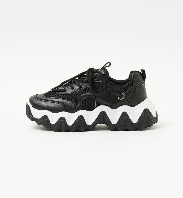 AU BANNISTER「【LAROUTE/軽量】レースアップ 厚底スニーカー」|スニーカー|