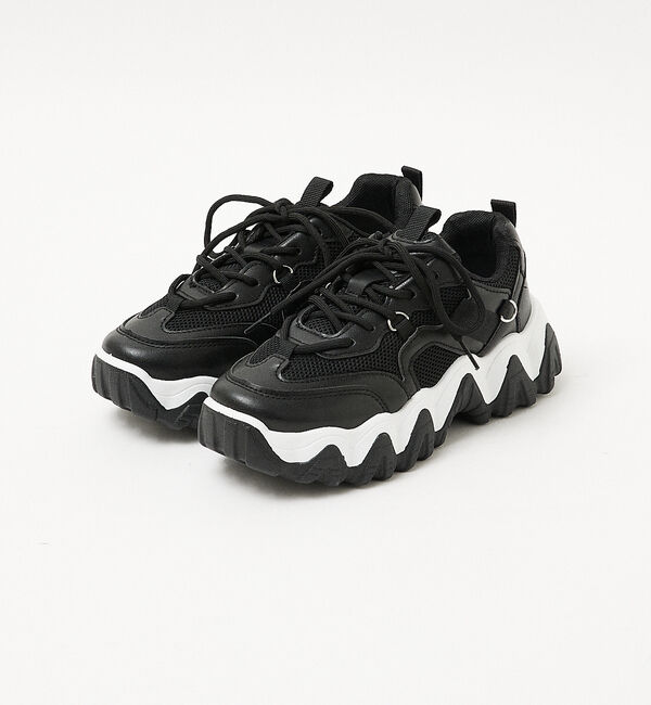 AU BANNISTER「【LAROUTE/軽量】レースアップ 厚底スニーカー」|スニーカー|