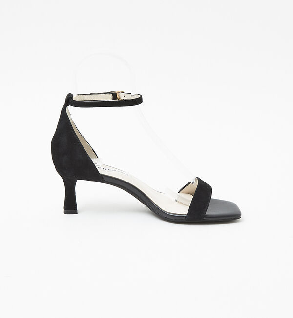 AU BANNISTER「アンクルストラップ スクエアトゥサンダル」|サンダル|