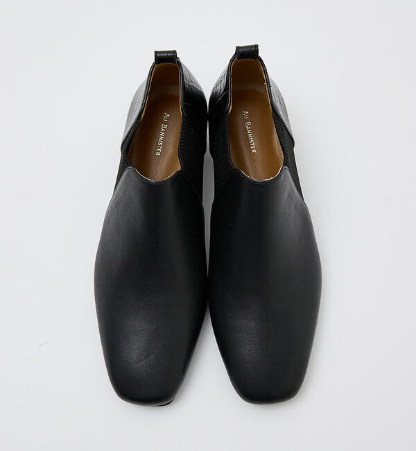 AU BANNISTER「サイドニットブーティー」|ショートブーツ|