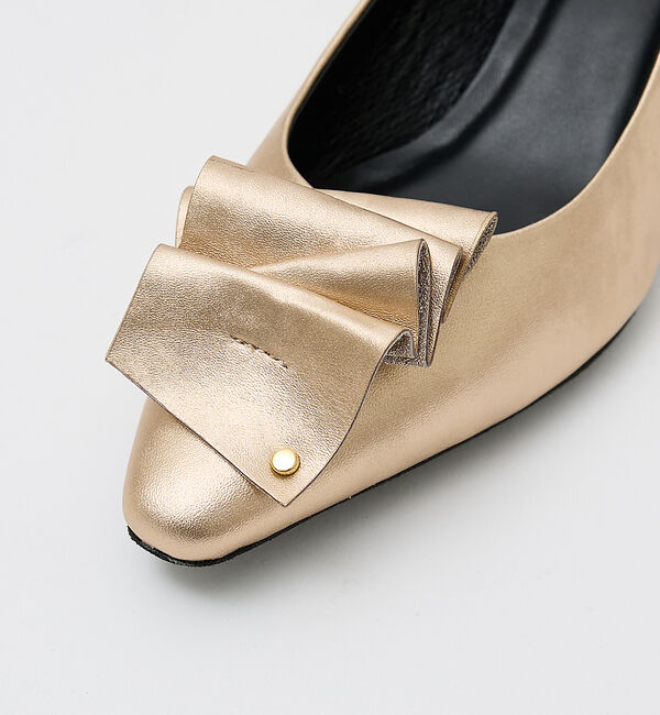 AU BANNISTER「ドレープパンプス」|パンプス|