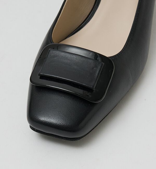 AU BANNISTER「スクエアモチーフパンプス」|パンプス|