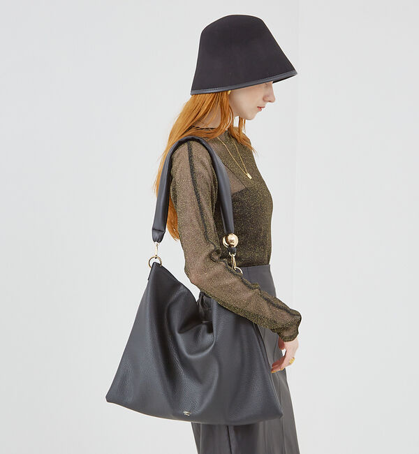 LOWELL things「Resin-T/アクリルHOBOショルダーバッグ 24AW」|トートバッグ|