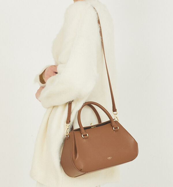 LOWELL things「【新色追加】Ronde/レザー2WAYショルダーバッグ」|ショルダー・メッセンジャー|ブラウン