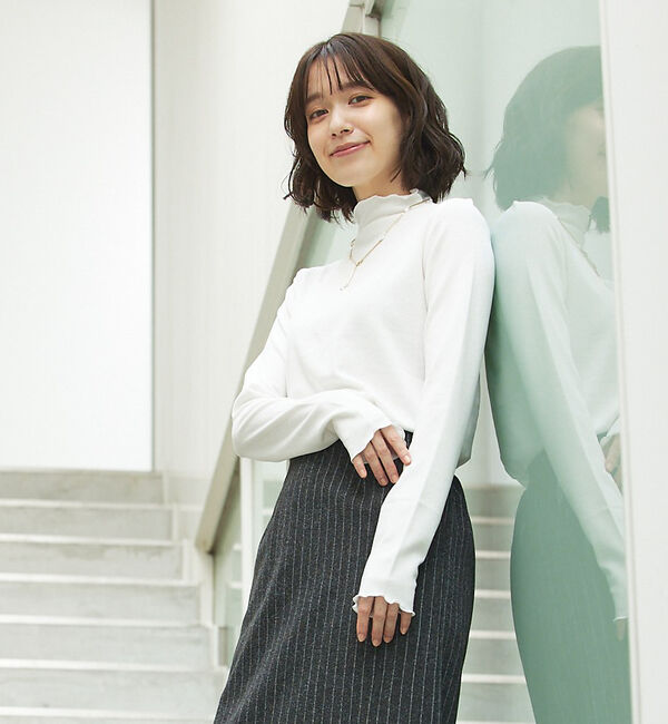 abahouse mavie「メロウハイネックプルオーバー」|Tシャツ・カットソー|