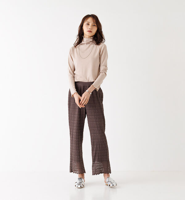 abahouse mavie「メロウハイネックプルオーバー」|Tシャツ・カットソー|