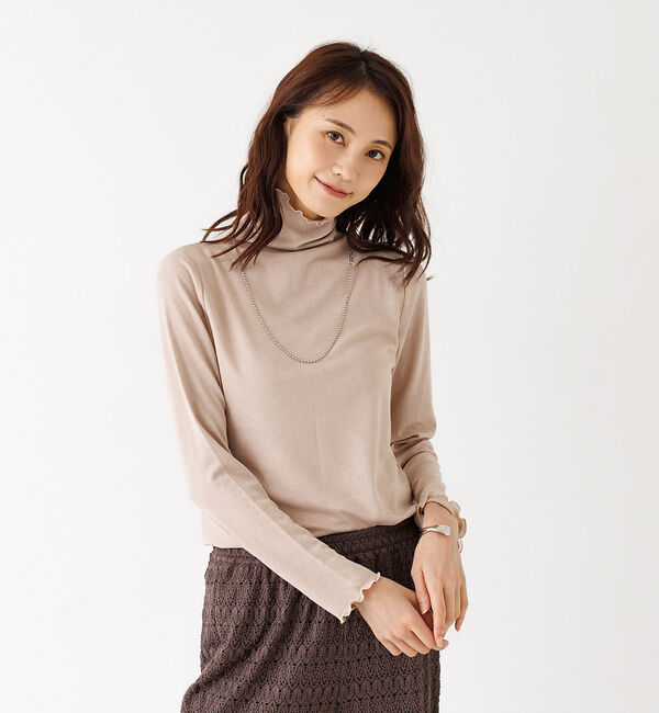 abahouse mavie「メロウハイネックプルオーバー」|Tシャツ・カットソー|