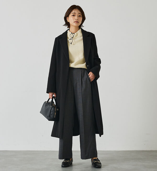 abahouse mavie「【ロングセラー】ベルト付きロングコート」|その他|