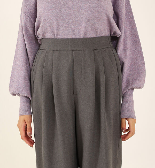 abahouse mavie「【セットアップ対応】ピンストライプ＆無地タックワイドパンツ」|その他|