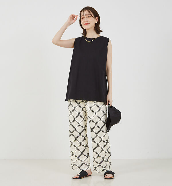 abahouse mavie「バックスリットノースリ」|Tシャツ・カットソー|