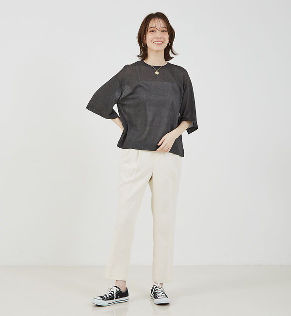 abahouse mavie「シアーニットプルオーバー」|ニット・セーター|