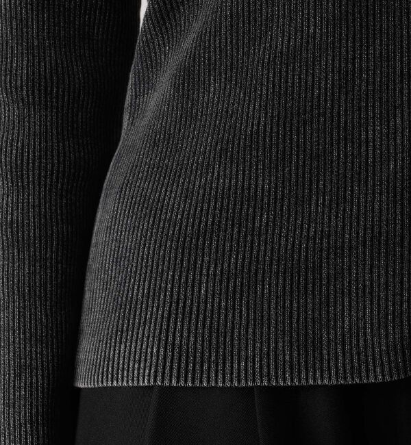 abahouse mavie「Wジップリブハイネックカーデ」|カーディガン|